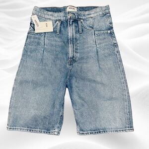 NWT AGOLDE 90’s Reworked Cinched High Rise‎ Shorts Sz 23(29x8,5) *No Belt*